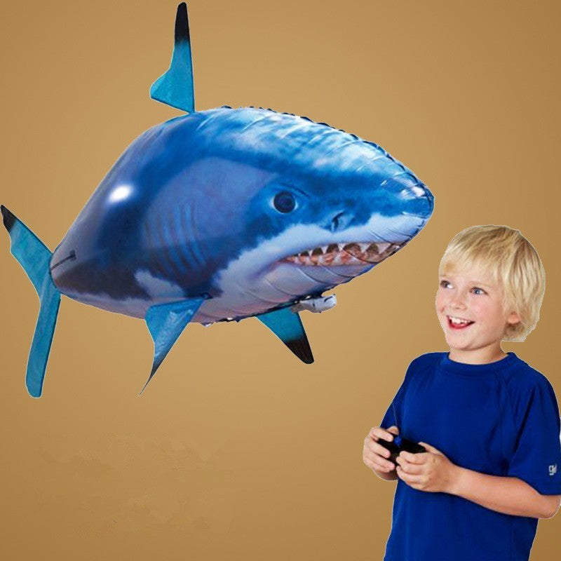 Télécommande Requin Jouet Air De Natation Poissons Infrarouge Flying RC Avions Ballons